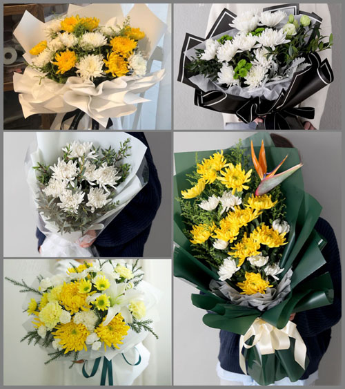 云南文山州西畴县蚌谷乡白事花束代送